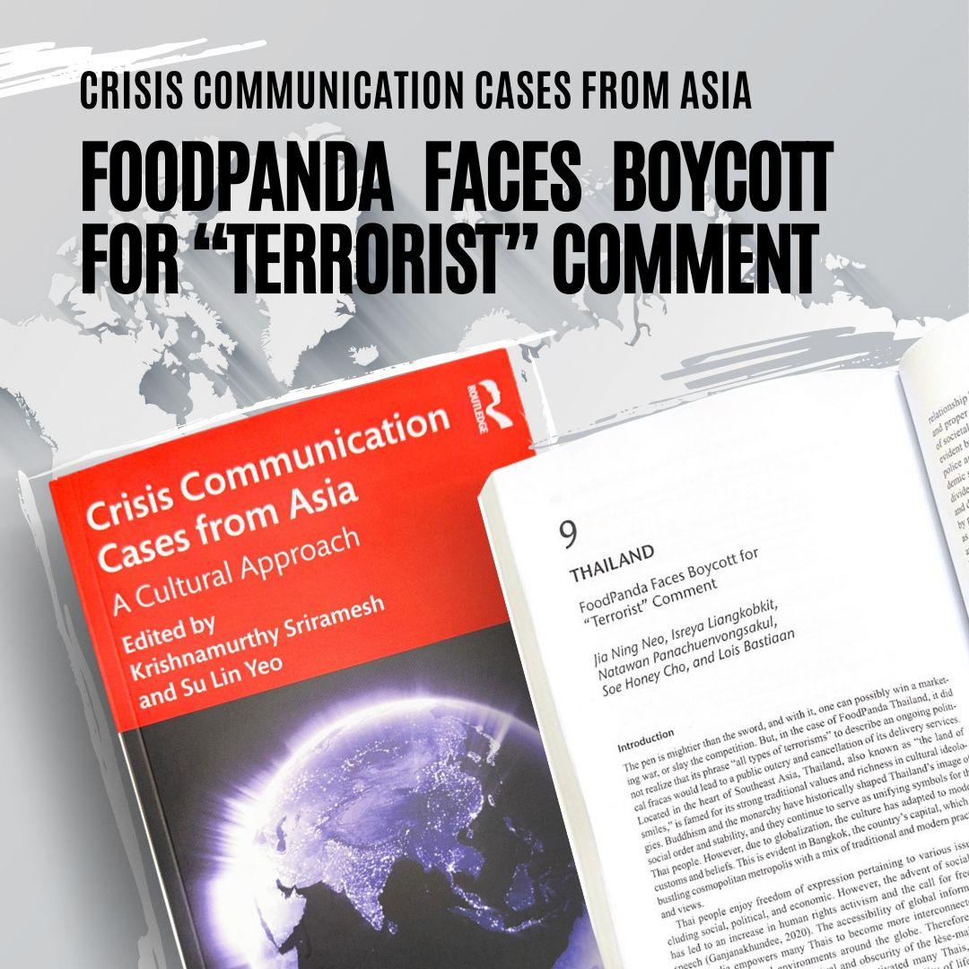 Crisis Communication Cases from Asia: FoodPanda faces boycott for “terrorist” comment